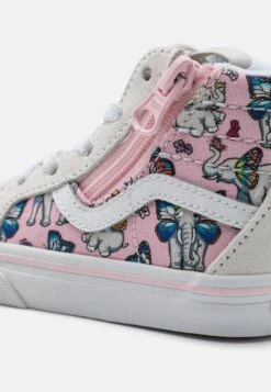Vans Sk8-Hi Reissue Side Zip Unisex - High-Top Trainers - Elephantastic Grey/Pink -Vans Shop UK d9559a17123a41fbb51129af98848537