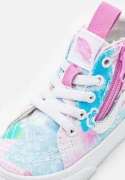 Vans Sk8-Hi Side Zip Tapered - High-Top Trainers - Sunny Day Multi-Coloured/True White -Vans Shop UK e2ff22c365dd4bc98eeccb3a3ae836e1