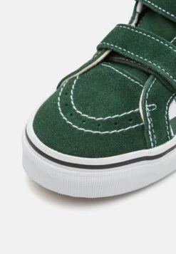 Vans Sk8 Mid Reissue Unisex - High-Top Trainers - Dark Green/White -Vans Shop UK e4060ad494d148b1976a884dfd70a6ed