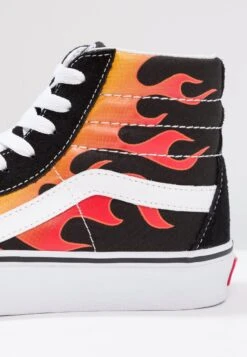 Vans Sk8-Hi Reissue - High-Top Trainers - Black/True White -Vans Shop UK e91b8147580d4c26b78c06606612c40c