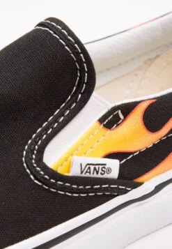 Vans Classic Slip-On- Slip-Ons - Black/True White -Vans Shop UK ec0229fd88a34f2ea29a1e4e2832ed6f