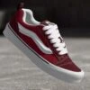 Vans KNU SKOOL UNISEX - Trainers - Bordeaux -Vans Shop UK f015b9c2a3fb4aa2b6dbf0a6ca04cc68