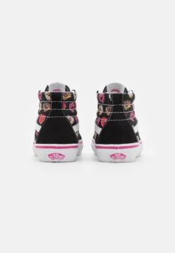 Vans Sk8-Hi Unisex - High-Top Trainers - Black/Pink -Vans Shop UK f438d0c64dab41c59670886e049d5f6c