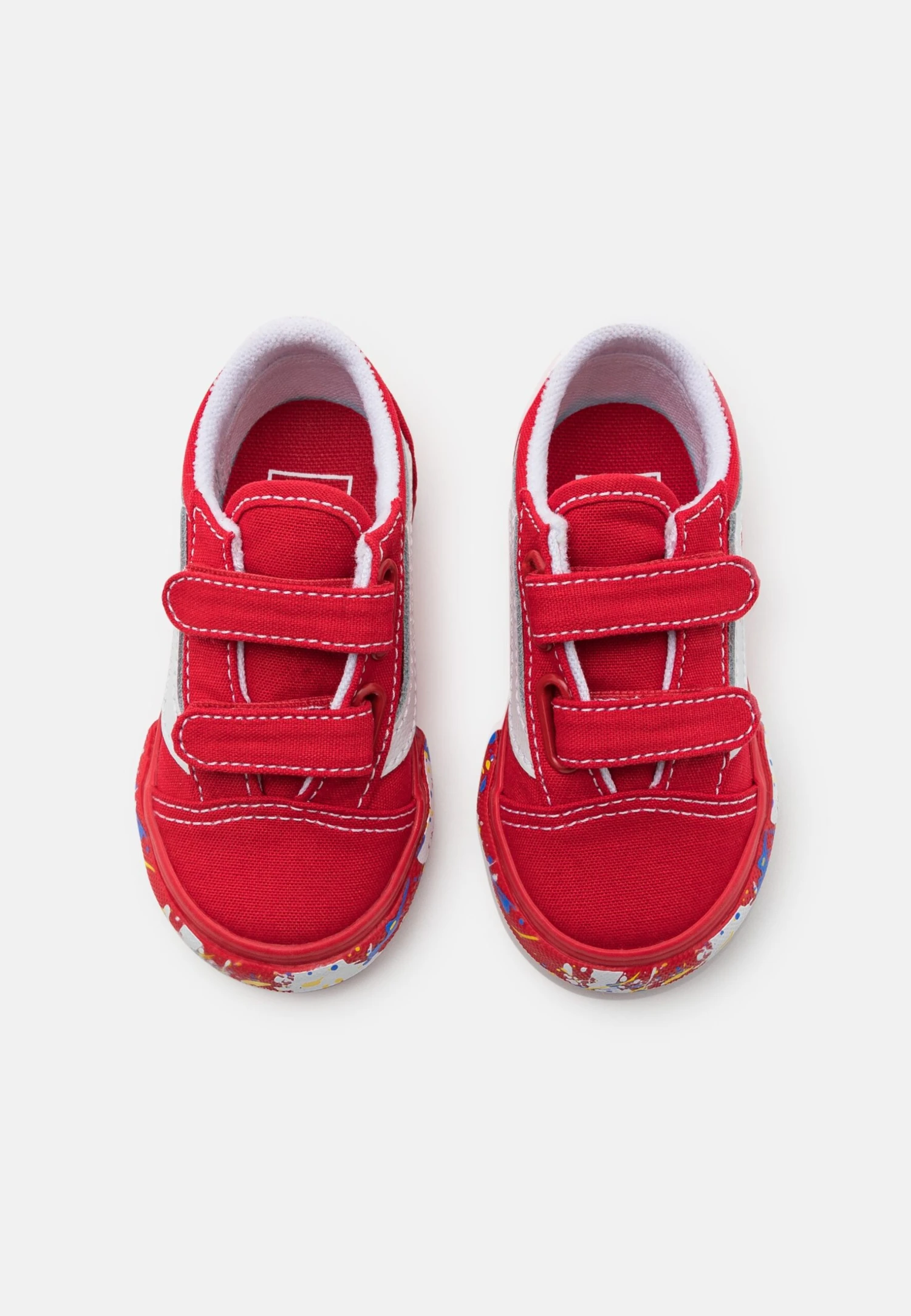 Vans Old Skool Unisex - Trainers - Paint Splatter Racing Red 6 Vans Old Skool Unisex - Trainers - Paint Splatter Racing Red - Image 4