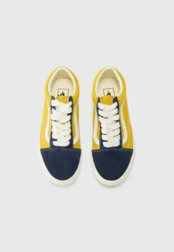 Vans OLD SKOOL UNISEX - Trainers - Tone Navy/yellow -Vans Shop UK fa2227f0bea74c3a8060804154c82d05