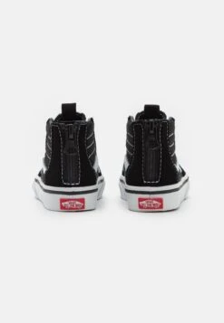 Vans Sk8 Hi Zip Unisex - High-Top Trainers - Black/White -Vans Shop UK fb0ce470fc774ce4986866afb0b7859b