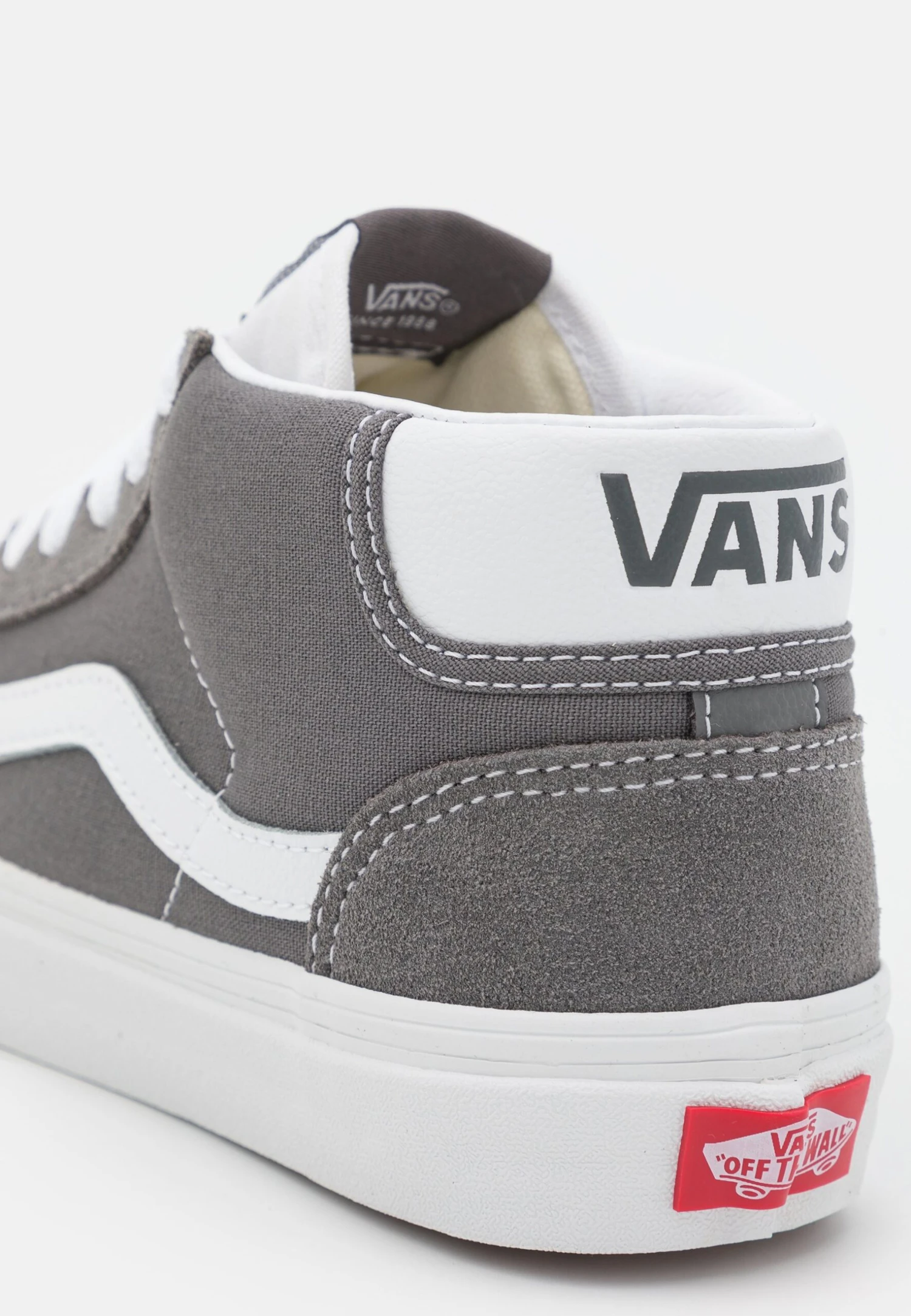 Vans Mid Skool 37 Unisex - High-Top Trainers - Pewter/True White 8 Vans Mid Skool 37 Unisex - High-Top Trainers - Pewter/True White - Image 6