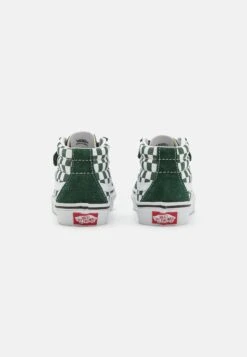 Vans Sk8 Mid Reissue Unisex - High-Top Trainers - Dark Green/White -Vans Shop UK ff3eef479521496f8695dbf93fce64f3